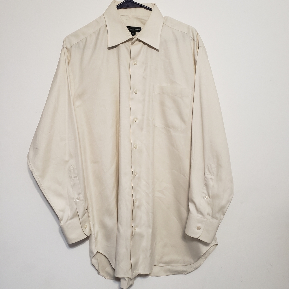 ROBERT TALBOTT Cream Collar button down shirt